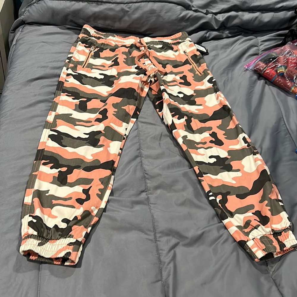 Pink camo pants